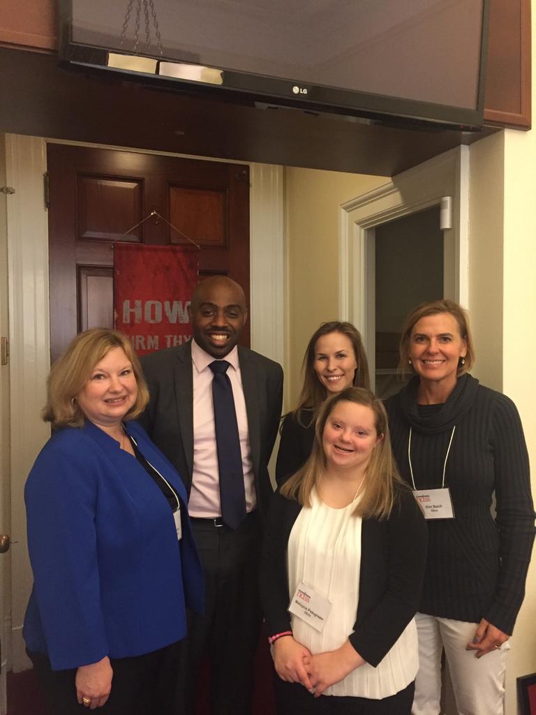 DSACO_CBus's tweet photo. TU to @RepBeatty's legislative assistant Kevin for meeting with us to discuss the #ABLE2WORK Act and #DSWORKS. #BWW2017 @NDSS https://t.co/euth0Yn4Bu