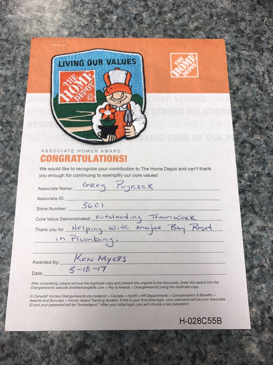 GregPugesek's tweet photo. What a pleasant surprise to come back from lunch! Teamwork is key to our success @3601! @shodgson16 @THDbuckeye @LizMETRHRM @TaraTuckerTHD https://t.co/tAotcM18ls