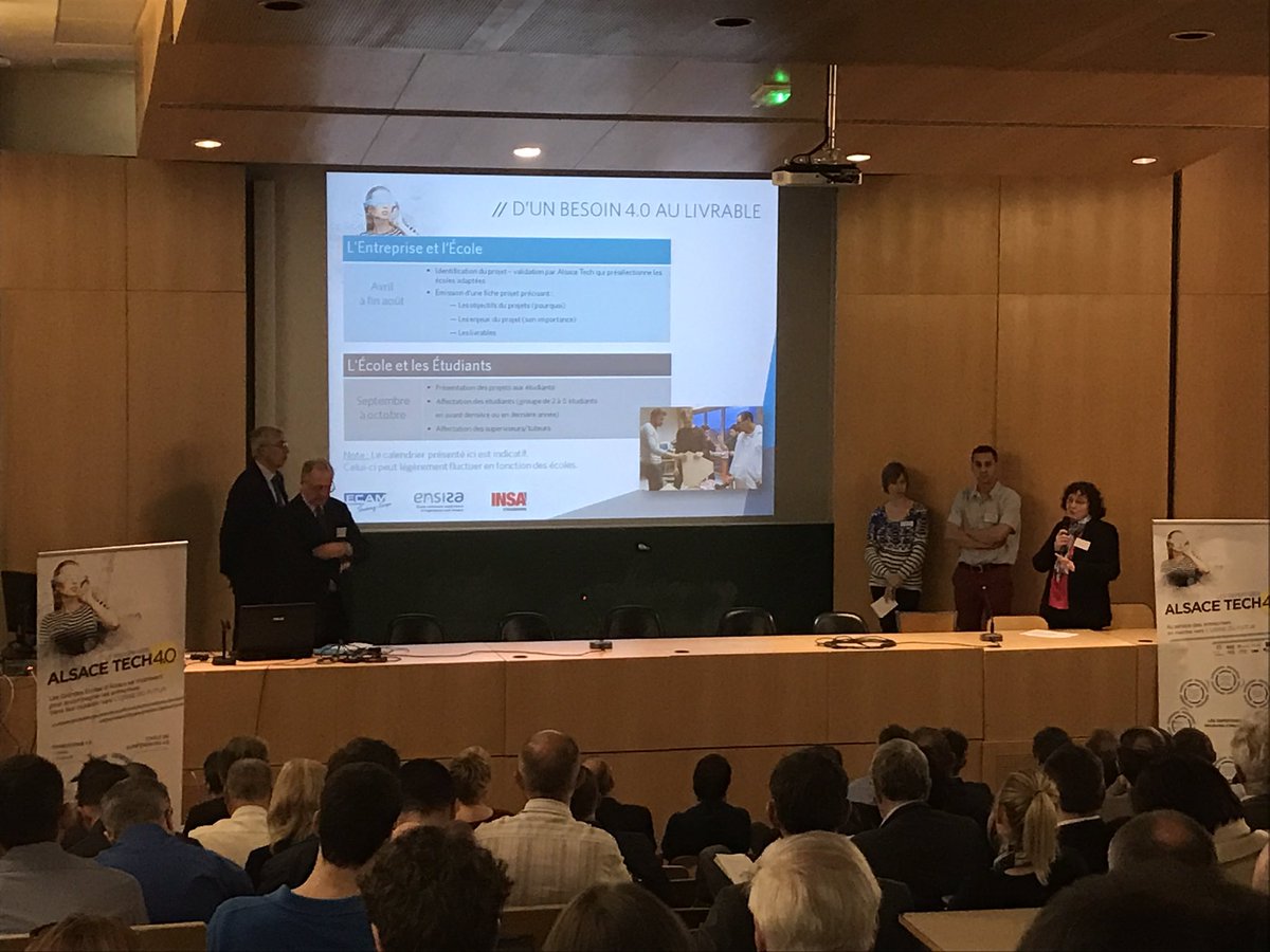Comment faire appel aux grdes écoles pour un #projet 4.0 ? Via l'appel à projets <a href="/AlsaceTech/">Alsace Tech</a> d'avril à août ➡️alsacetech.org