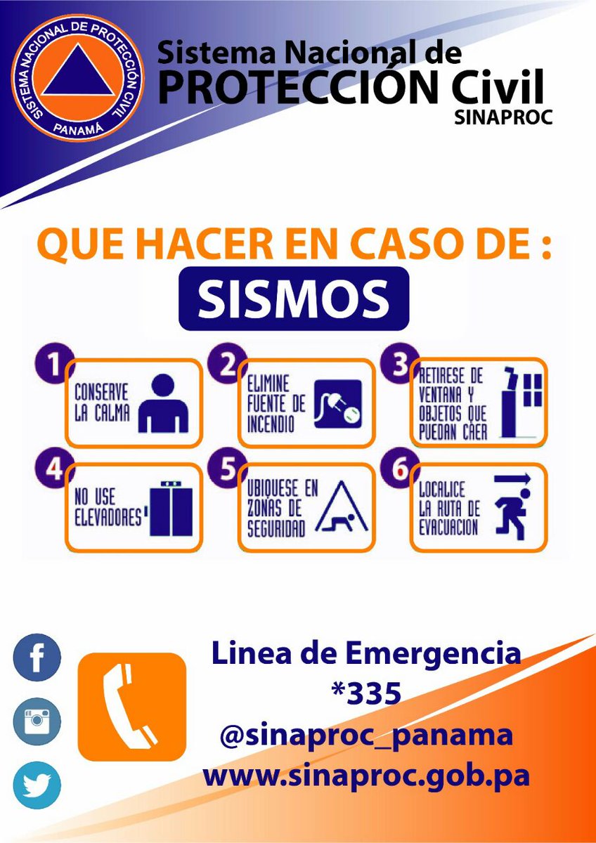 Conozca qué hacer en caso de #SISMO #Prevencion