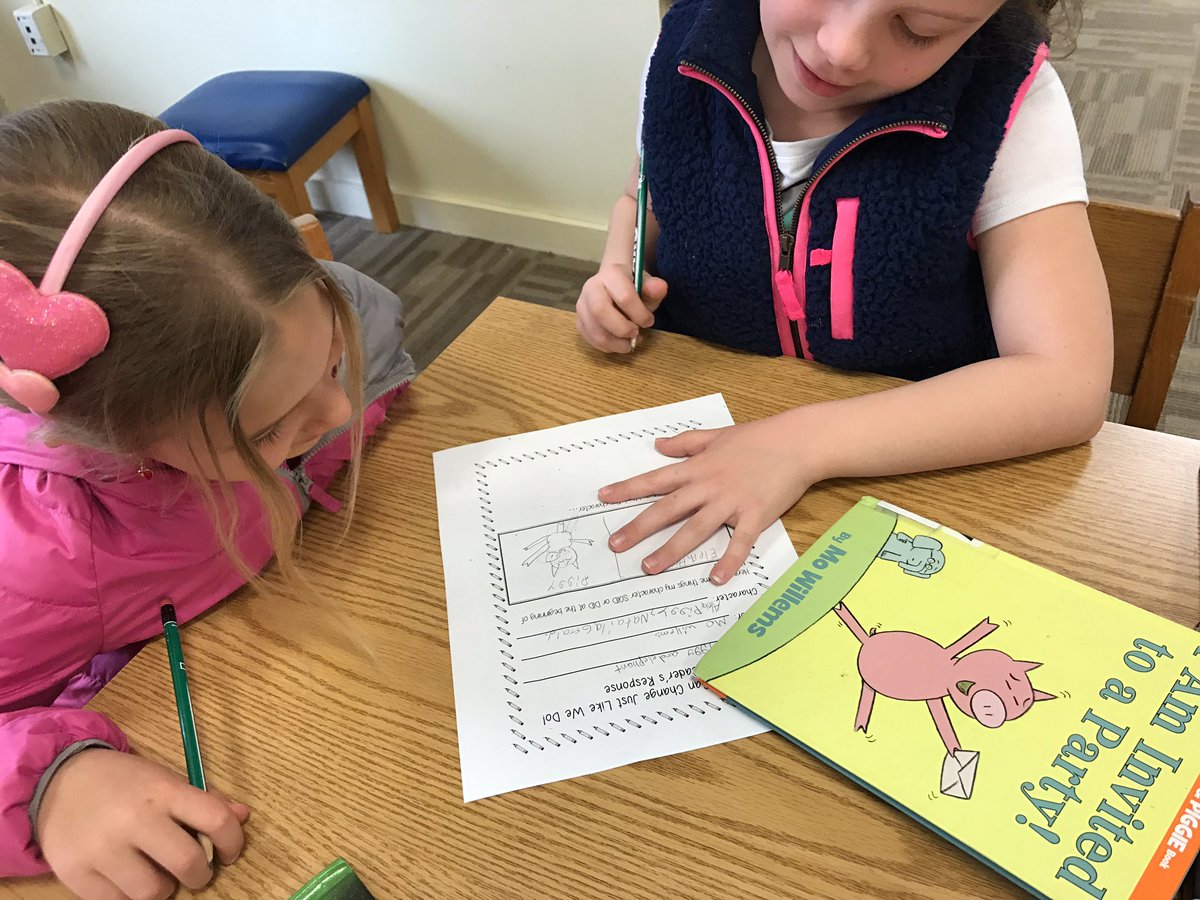 patriciaeyer's tweet image. @WOSnews @The_Pigeon #librarywos &quot;What did your character say or do at the beginning of the story?&quot; #characterschange