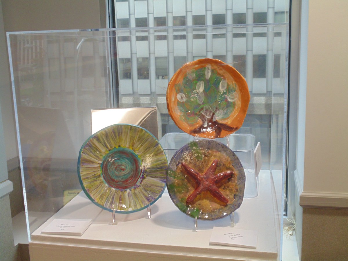 VisAbility_Art's tweet photo. #Artomatic2017 is open today! VisAbility Art Lab is on the 3rd floor Artist Resource Center. Here is Mara Clawson's ceramics  display https://t.co/JqtRiueY9K