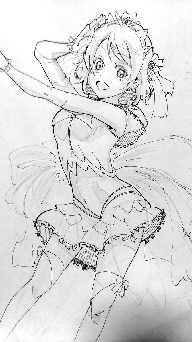 相方に可愛くないと突っ込まれたので
描き直し❗下書き完成❗
恐らくヨーソロー誕生日には間に合わない(゜ロ゜) 