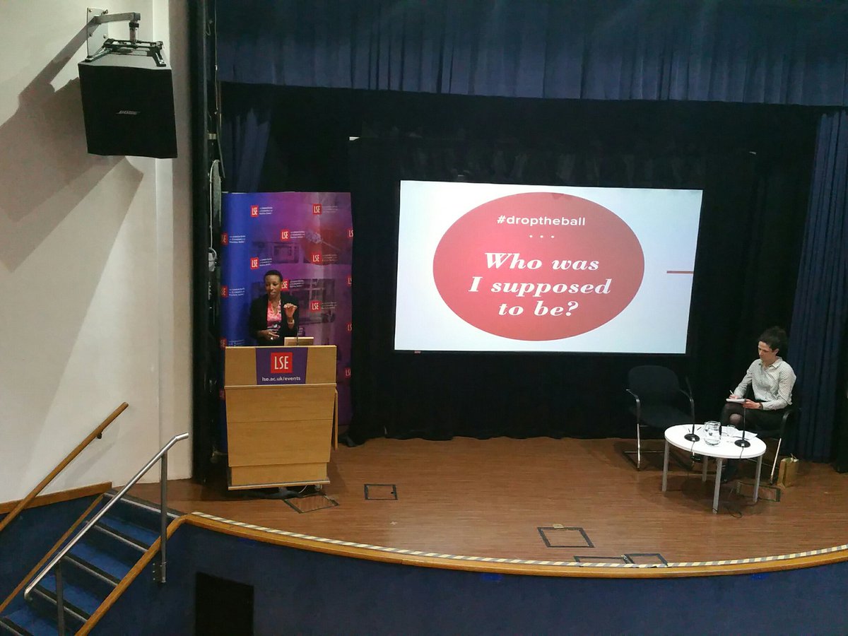 HrRewired's tweet photo. Refreshing to hear @tdufu talk about losing the unrealistic expectations of who are supposed to be and just be. #lsedufu #droptheball https://t.co/dUJNQtOVOa