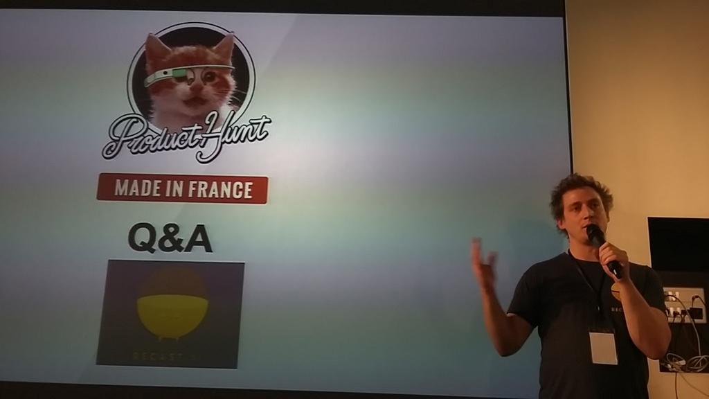 AlexLaloo's tweet photo. Recast.ai Live at @42
@producthunt_fr #PHParis #chatbot #recast.ai https://t.co/VgFcZHeoGb