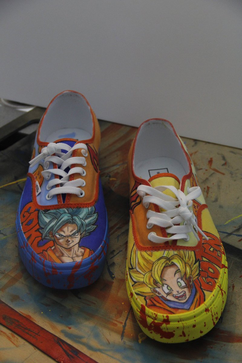 dragon ball z custom vans