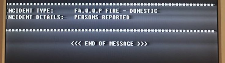 FireMedic2016's tweet image. Never what you want to see on a tip sheet 😟
