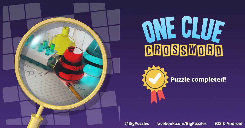 I completed a puzzle in One Clue Crossword. Play now for free!
onecluecrossword.com #OneClueCrossword