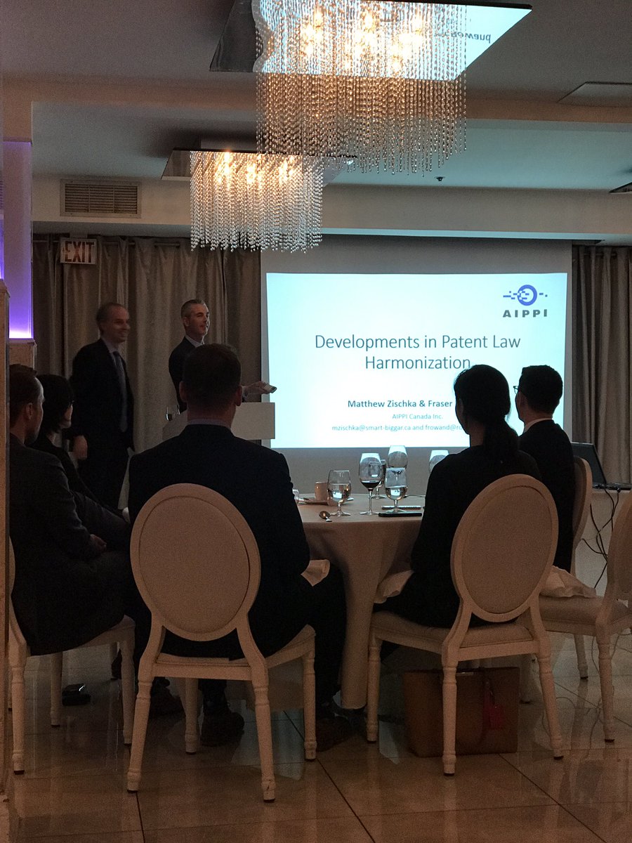 ipatents's tweet photo. Attending a session on patent law harmonization #tipg #aippi @AIPPI_ORG https://t.co/9fUWgYRle6