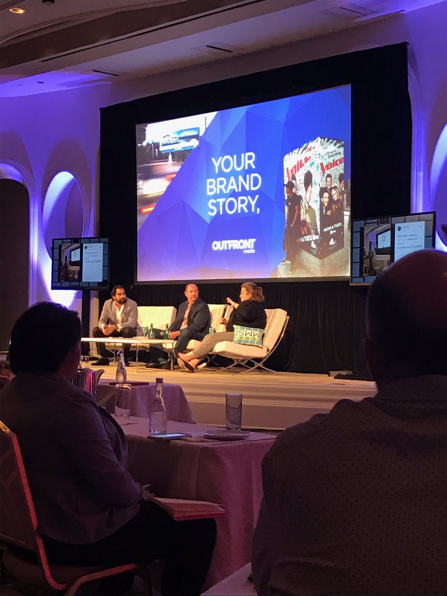OUTFRONTMEDIAUS's tweet photo. #MMS17 talking YOUR BRAND STORY #getOUTFRONT @ModernMSummit #OOH #DOOH https://t.co/1sjKggIxCV
