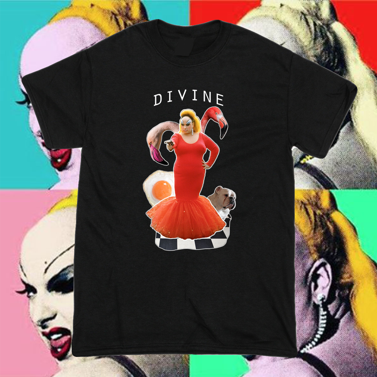 TheValaitisBros's tweet photo. Stepping out in The Filthiest Tee Alive . What could be more Divine? Available now on our website:) https://t.co/MJkWxCJe33 #pinkflamingos https://t.co/q2ZmL33y9P
