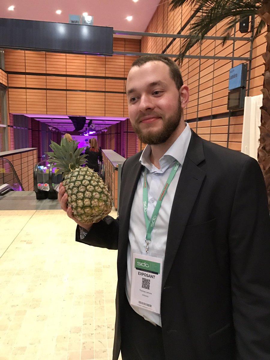 egavache's tweet photo. L'Ananas Connected, le prochain développement de l'équipe Tech @EridanisFR @SIdOevent @TLamure https://t.co/HZOKlcp6li