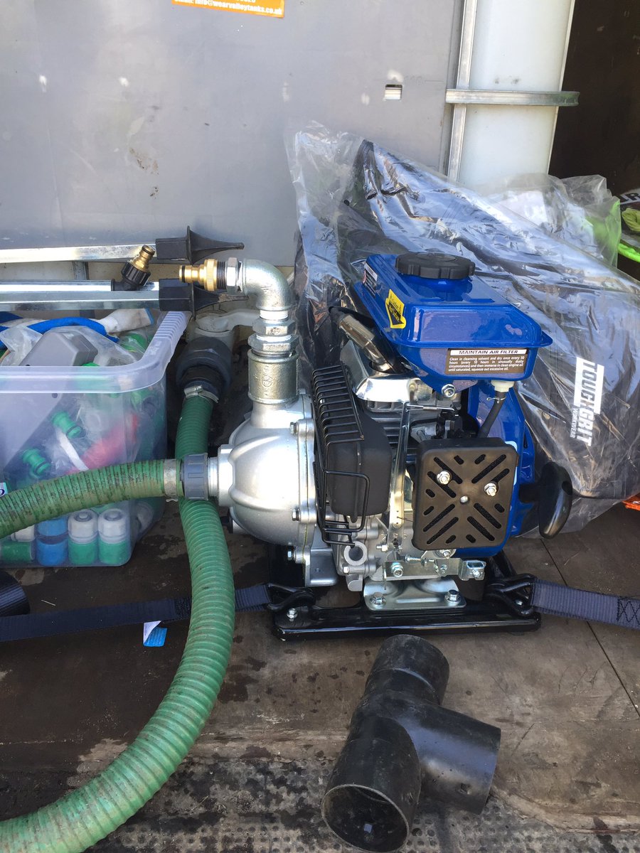 startengineerin's tweet image. Install of a new watering pump in to a van.