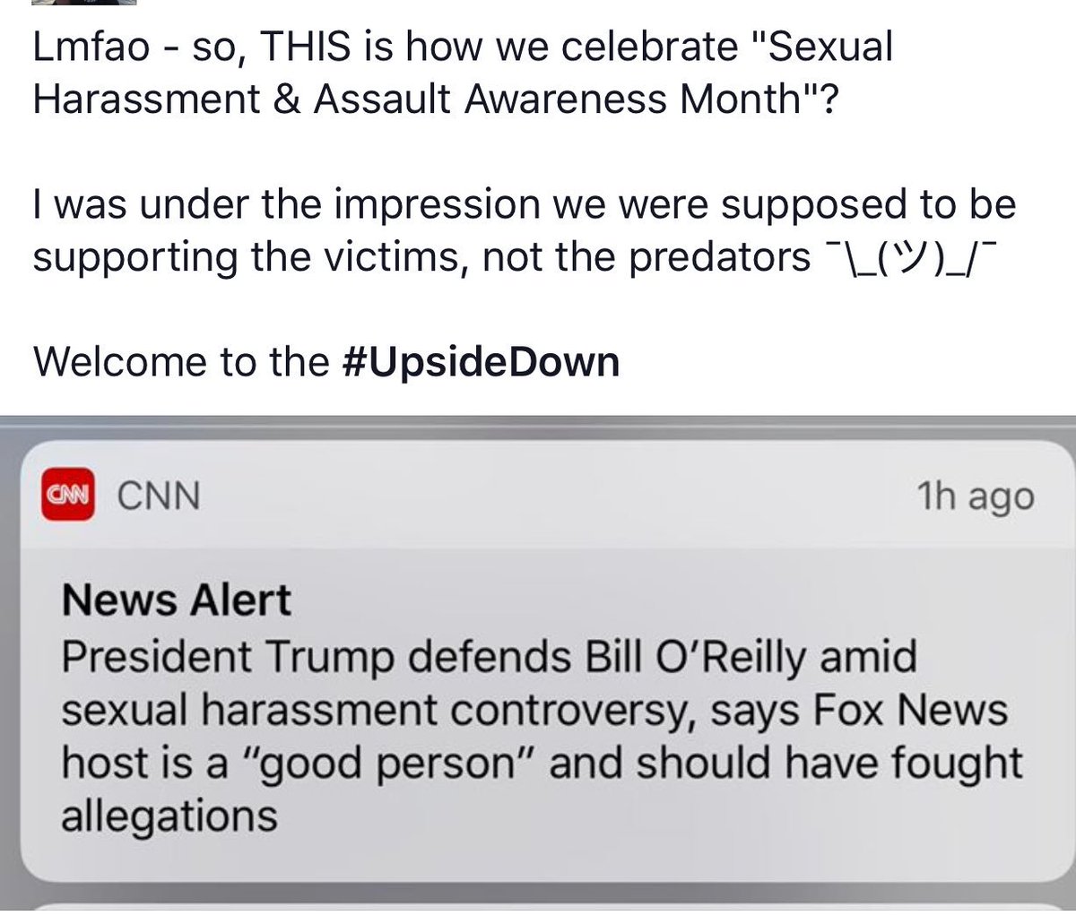 #SexualHarassmentAwareness month apparently has a whole different meaning than we thought 😳
@JoyAnnReid @HuffingtonPost @CNN @ChelseaClinton