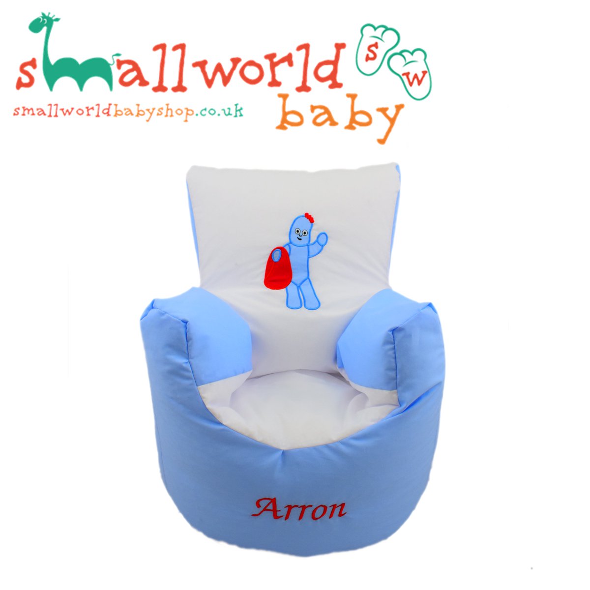 small world baby bean bag