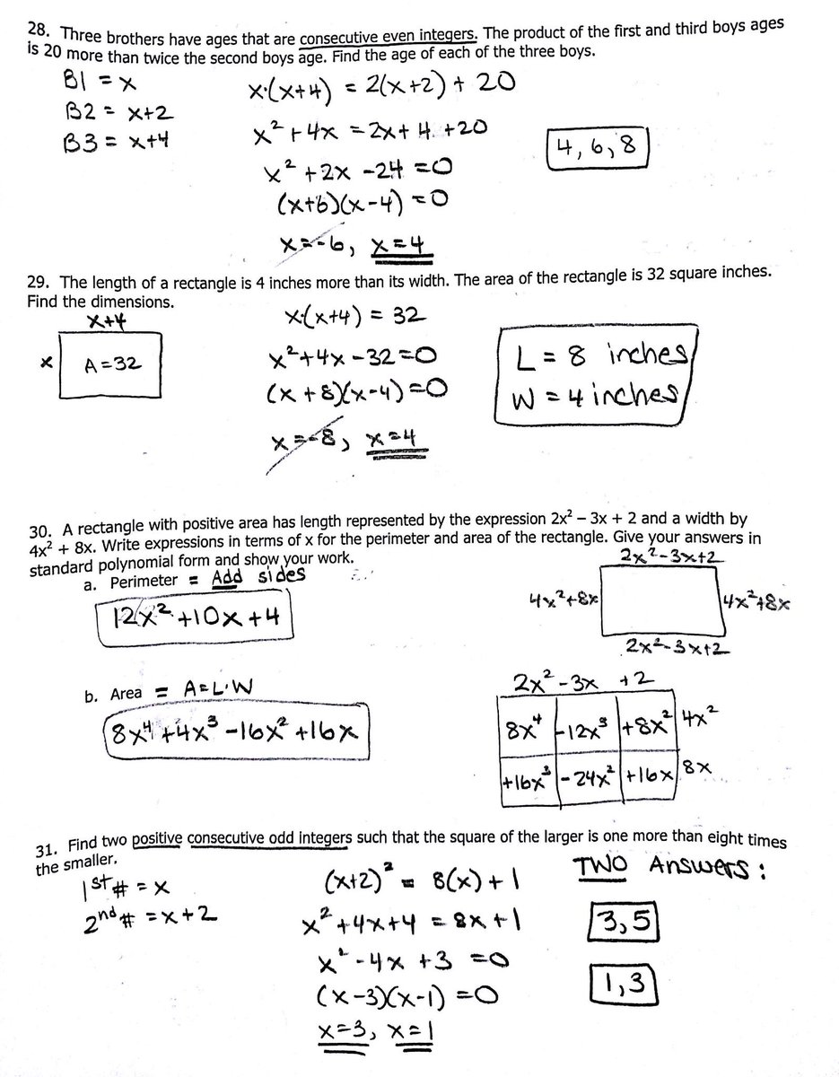 Algebra 1 Unit 5 Test Answer Key / Awesome Chapter 2 Test Form 2c