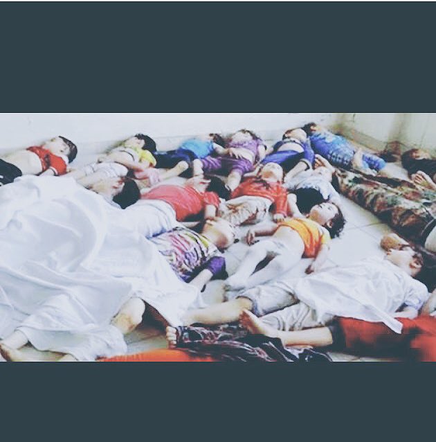 #ÇocuklarMasumdur
#Zarokên bêguneh in
#alatfal al'abria'
#Children are innocent 
KİMYASAL SİLAH İNSANLIK SUÇUDUR...