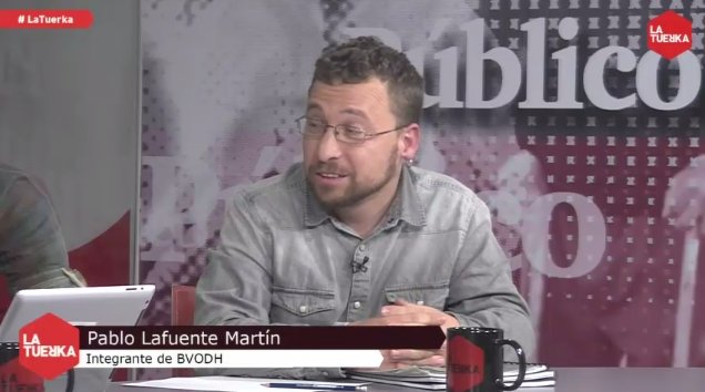 LaBase_TV's tweet image. "Quienes deprecian a los humildes se basan en el miedo y en falta de memoria histórica", Pablo Lafuente en #LaTuerka.