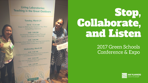 HHFplanners's tweet photo. "Stop, Collaborate, and Listen," our experience at #GSCE17 https://t.co/ROKA5yJnfn https://t.co/fImD16sotU