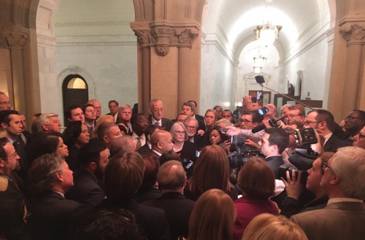 FranciscoMoyaNY's tweet image. We are united behind our Speaker @CarlHeastie and will continue to work until the budget is completed