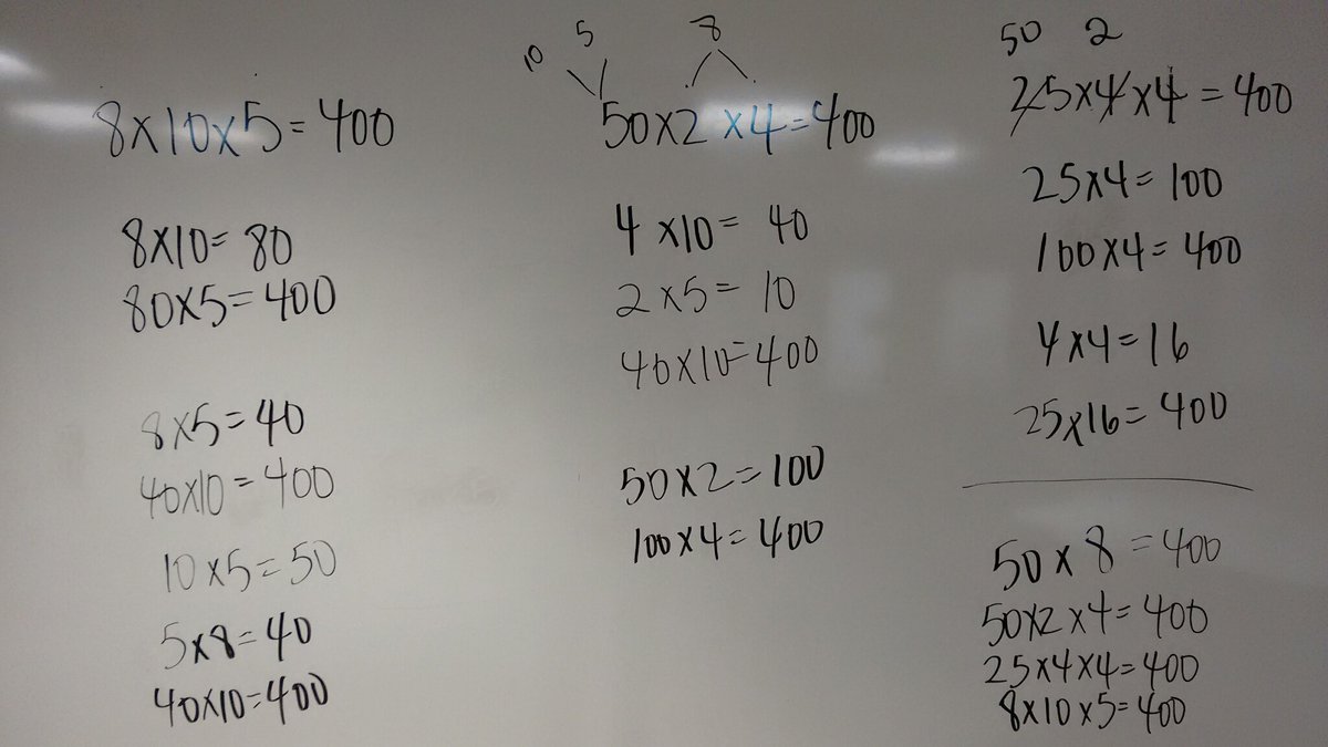 Msfinnsclass1's tweet photo. Evidence of our awesome mathematical thinking @newhalfmoonbay #learningatthemoon #numbertalks #sharedlearningspaces #mentalmath https://t.co/ehvXzQrBfz