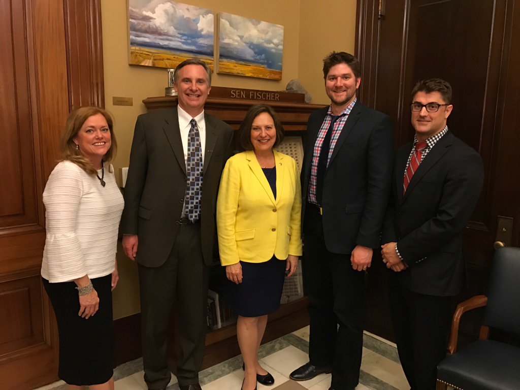BioNebraska's tweet photo. @BioNebraska thanks @SenatorFischer for valuable discussion on Nebraska's biotech industry @OrionBioSci @IAmBiotech https://t.co/HbA1rYE3KK