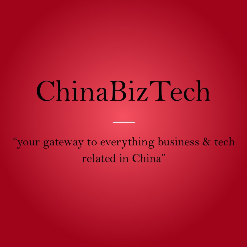 ChinaBizTech's tweet image. Hello world! Welcome to ChinaBizTech - your gateway to everything business &amp;amp; tech related in China 🇨🇳 #china #tech #startups #bigdata #AI