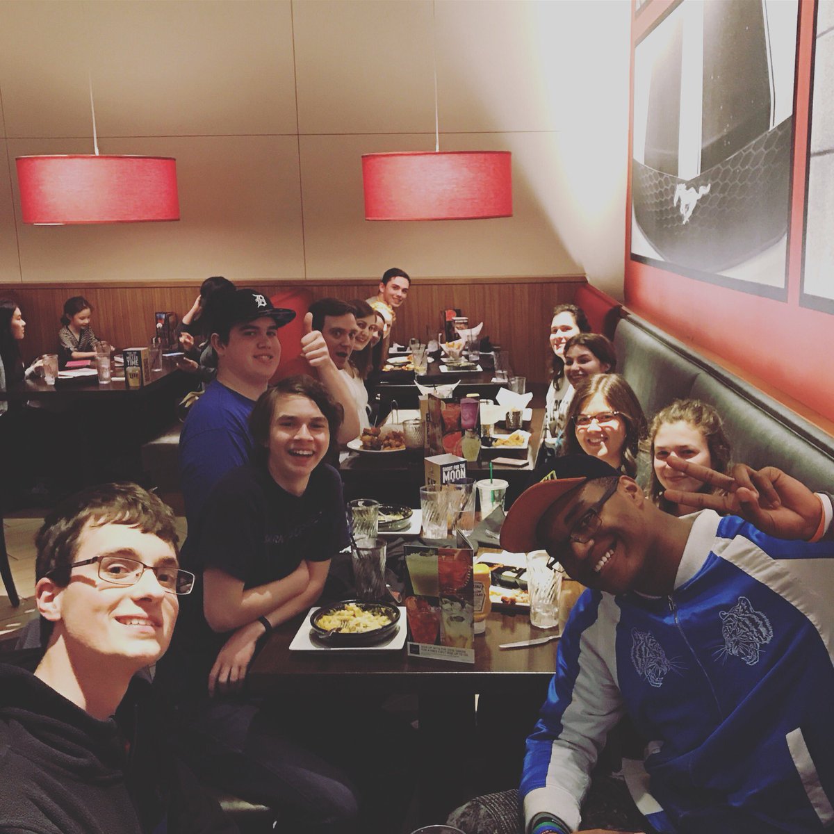 They thought the food and games were fun but we thought they were even more fun.