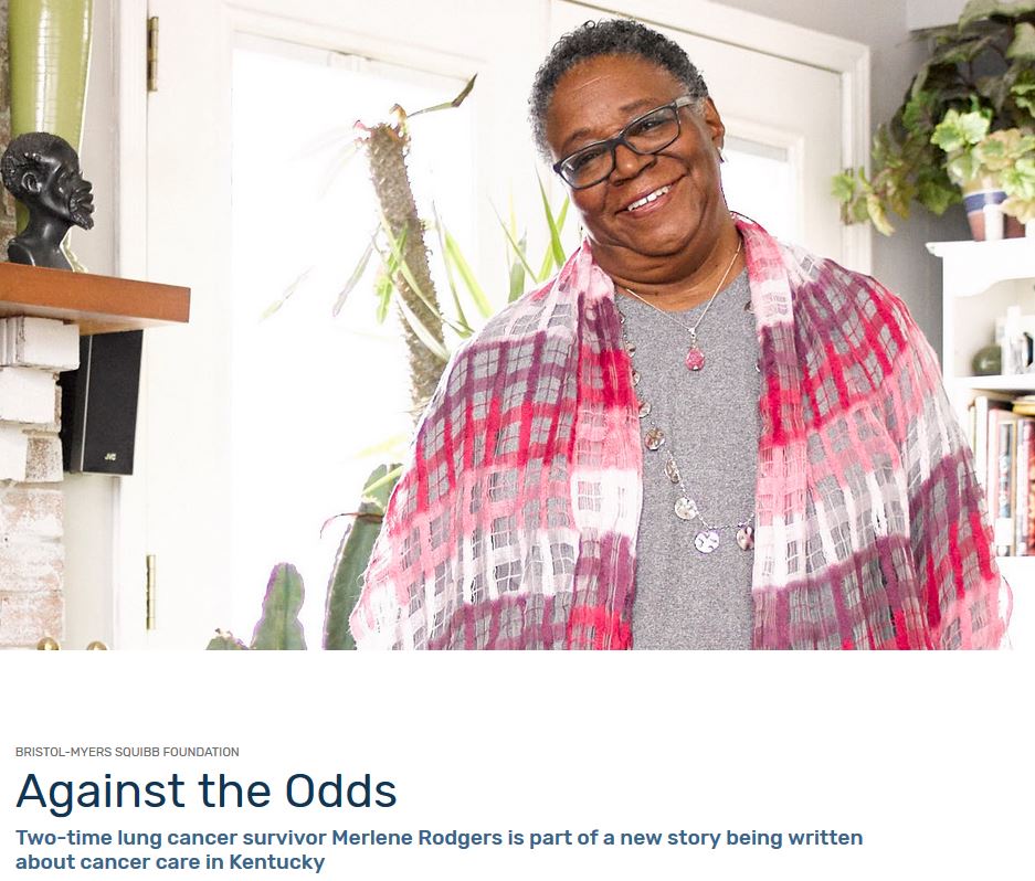 We're featured on the <a href="/bmsnews/">Bristol Myers Squibb</a> website! Meet Merlene, a 2x #lungcancer survivor, and read her inspiring story here: ow.ly/IiyZ30ayJFC