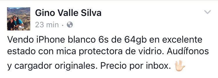 ginovallesilva's tweet photo. #iphone #iphone6s #vendo #pregunta #iphoneblanco #iphone64gb #64gb https://t.co/lS4Ge7PbPm