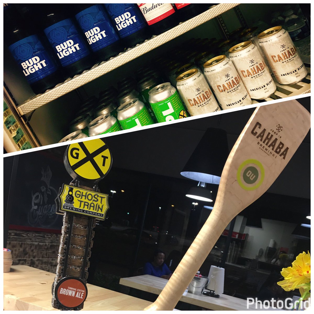 ChickenEugene's tweet photo. It's about Beer O'Clock at Eugene's! π»π» @CahabaBrewing @BrewingGhost #FoundEugene #HotChicken #ColdBeer @UptownBham @BJCC @bhamfoodtrucks https://t.co/AgZW3U6Isl