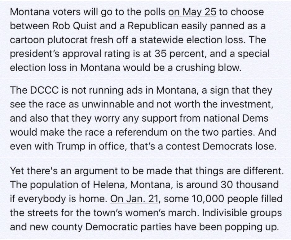 igob4u2's tweet image. Rob #Quist 5/25
@TomPerez @keithellison
@SenSchumer @NancyPelosi
Montana SpecElection No 1 is Following huffingtonpost.com/entry/rob-quis… @HuffPostPol