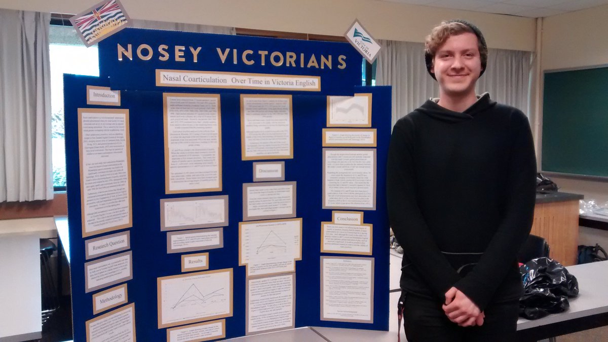 SLRL1's tweet photo. As nosey in Victoria as in Philly: Shaun Windels finds drop in nasality among speakers born in 1970s. #LoveLocalLanguage #LING486 @mrdtht https://t.co/ihGo1yoMVC