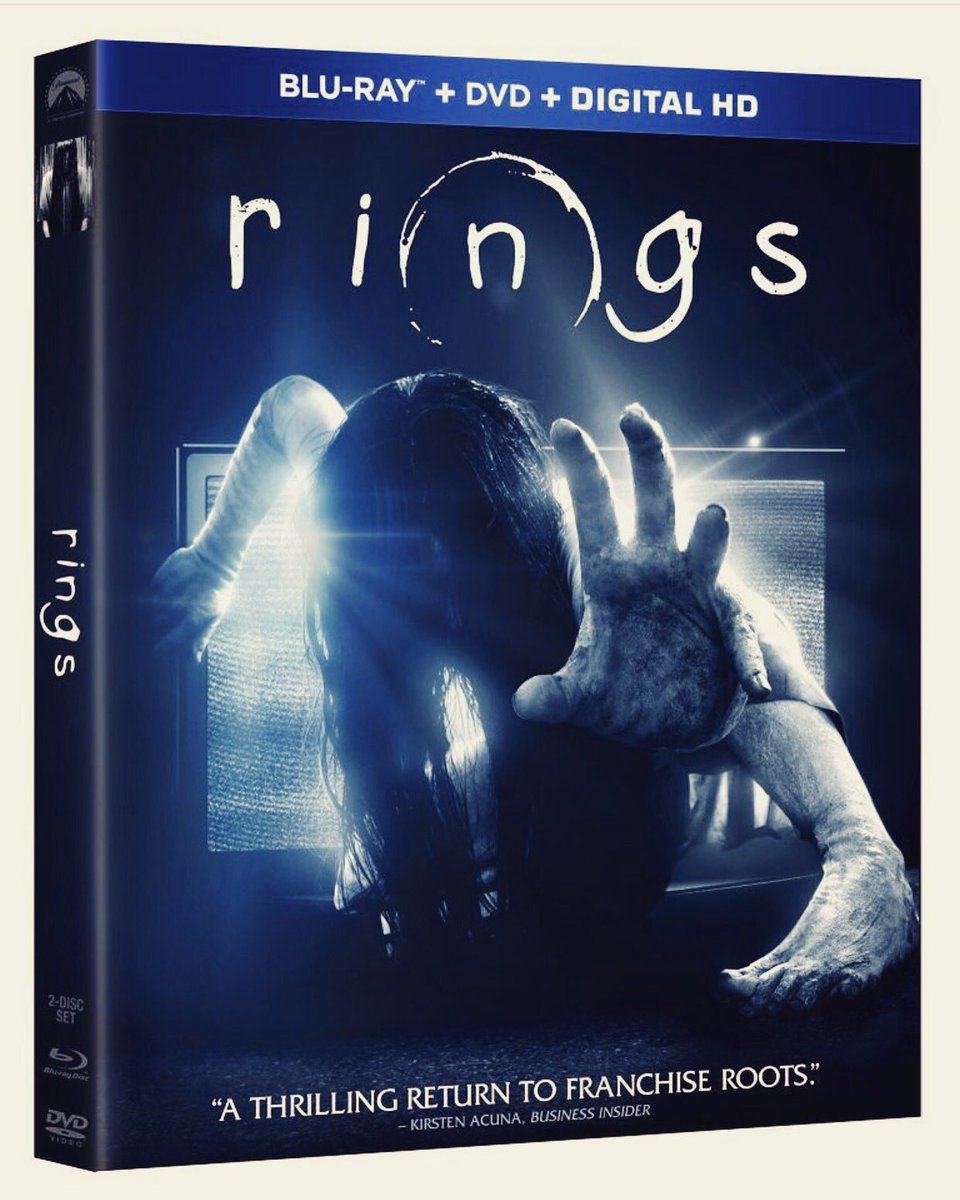 UpdateHorror's tweet photo. #RingsMovie Blu-ray cover art! Digital HD 4.21.17 & Blu-ray 5.2.17 #rings #samara #samarareturns #thering3 @FJ6utierrez @MatildaLutz https://t.co/XvyvKM4Nud