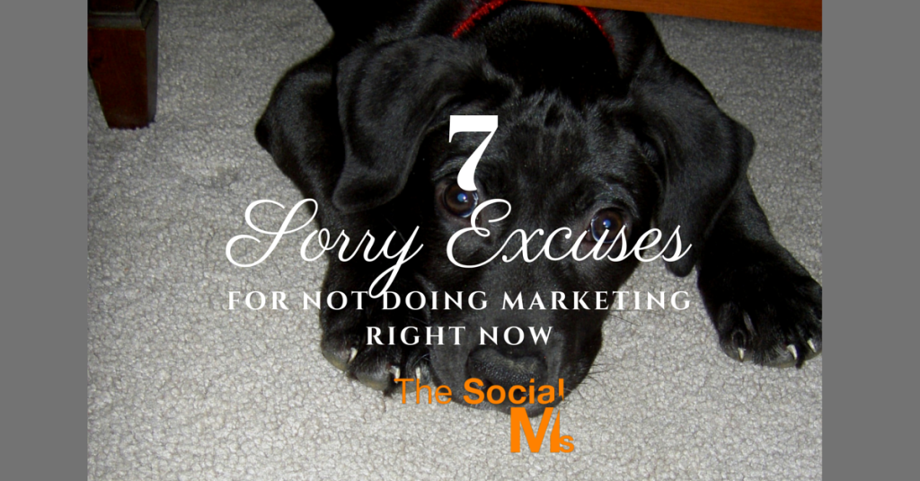TheSocialMs's tweet photo. 7 Sorry Excuses For Not Doing Marketing Right Now https://t.co/qNL5YwbKEz https://t.co/KzK2ZIzNpC