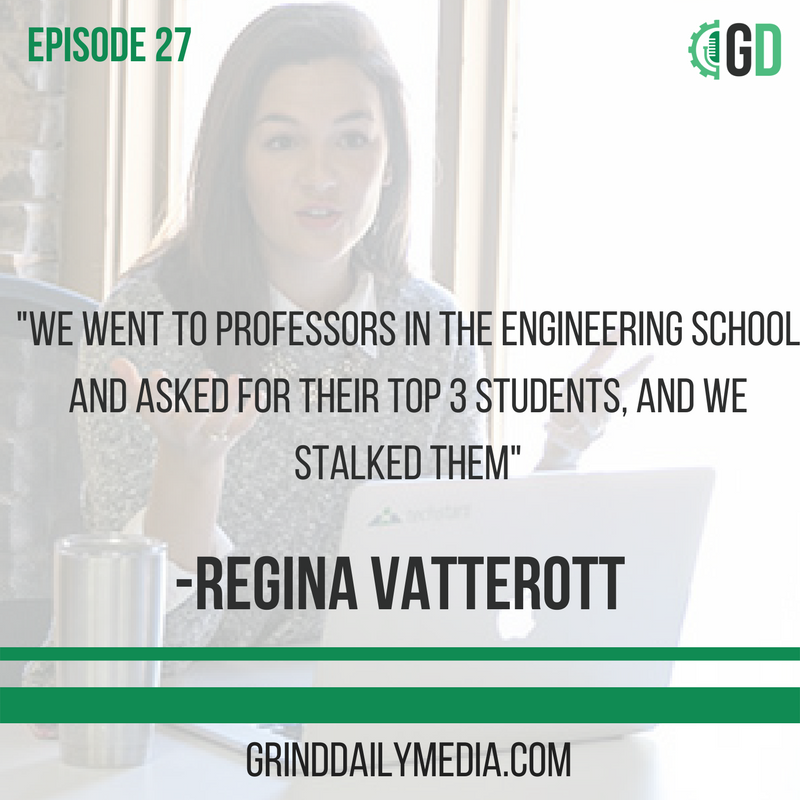 grinddailyinfo's tweet photo. Listen to Episode 27 to hear how R E G I N A  and the E L L I E G R I D hustled to find top talent at their university https://t.co/Vmc3Wxh0Fp