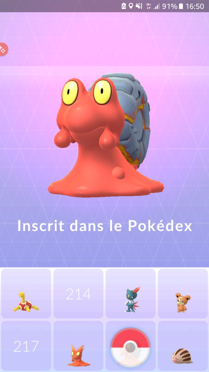 X23_H8's tweet photo. Un œuf de 5km & une évolution. #Debugant #Volcaropod #PokémonGO #PokéGO #PoGO #Gen2 https://t.co/1oreDcbN36