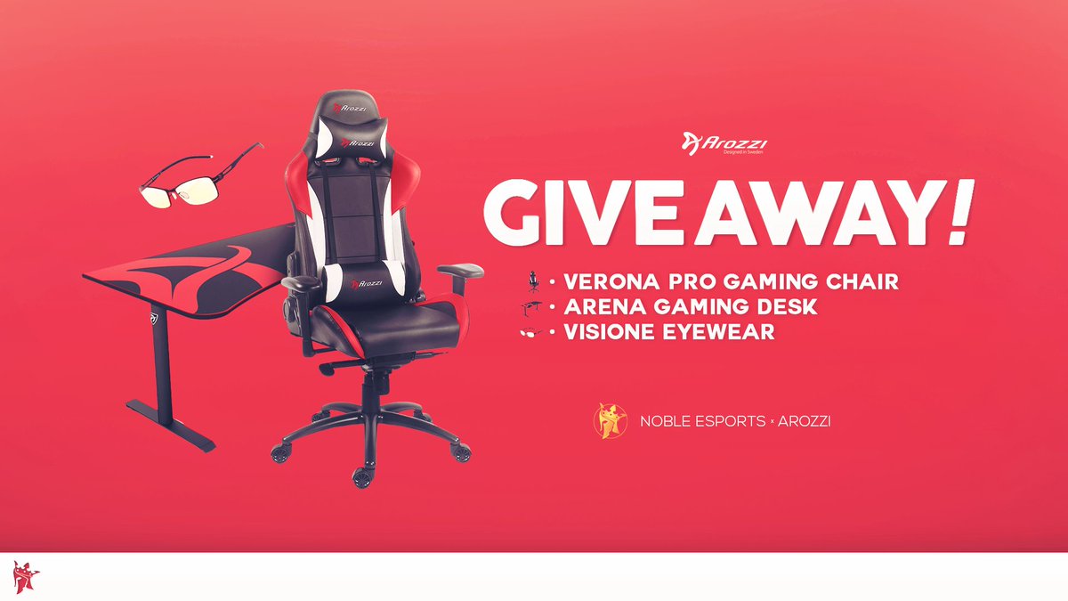 NobleGG's tweet image. New Website, New #Giveaway 
Here's your chance to win some amazing @ArozziChairs equipment

~Like
~RT
~Tag a friend

noble.gg/giveaway