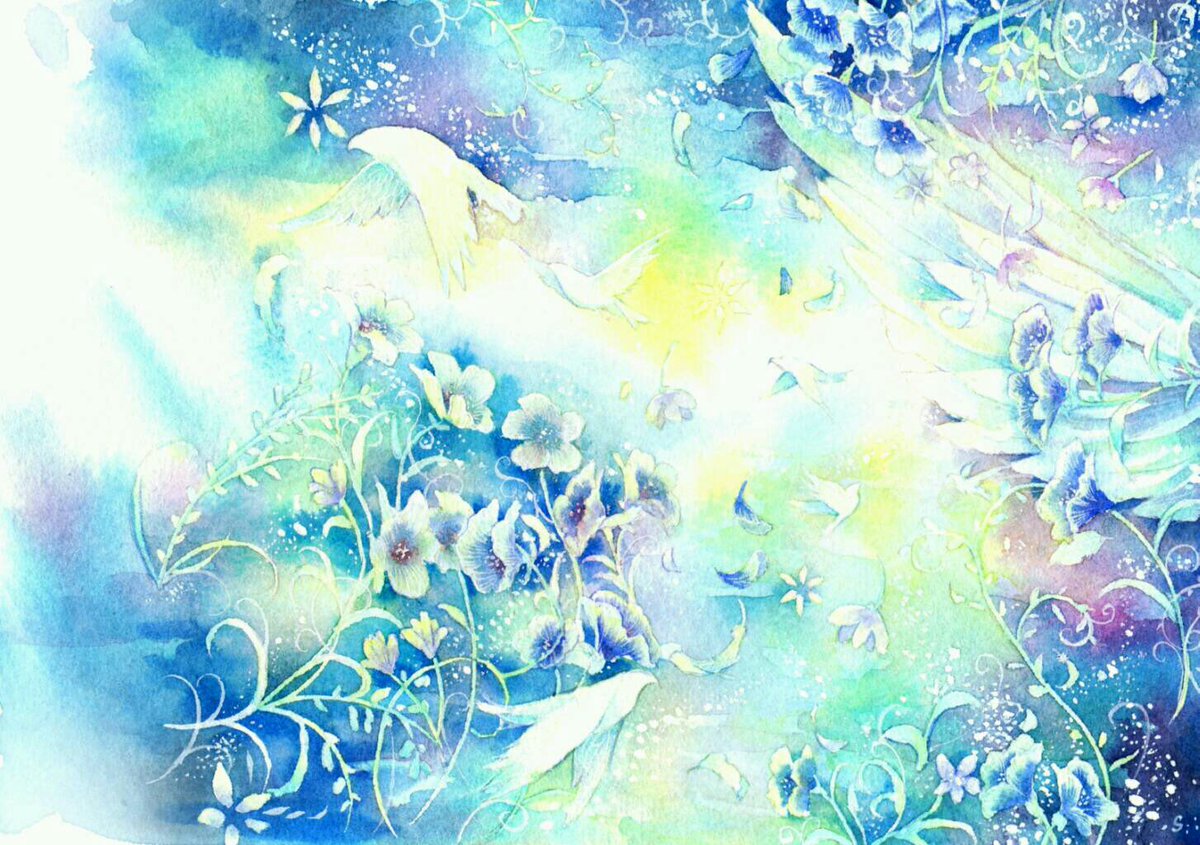 Myaaco あお展 名古屋コミティアh 32 在 Twitter 上 4月なのでフォロワーさんに自己紹介しようぜ 主に透明水彩でファンタジー風味な イラストを描いております 女の子や動植物 青いもの 綺麗なものが好き 自分の表現したいものをもっと伝えられるように お