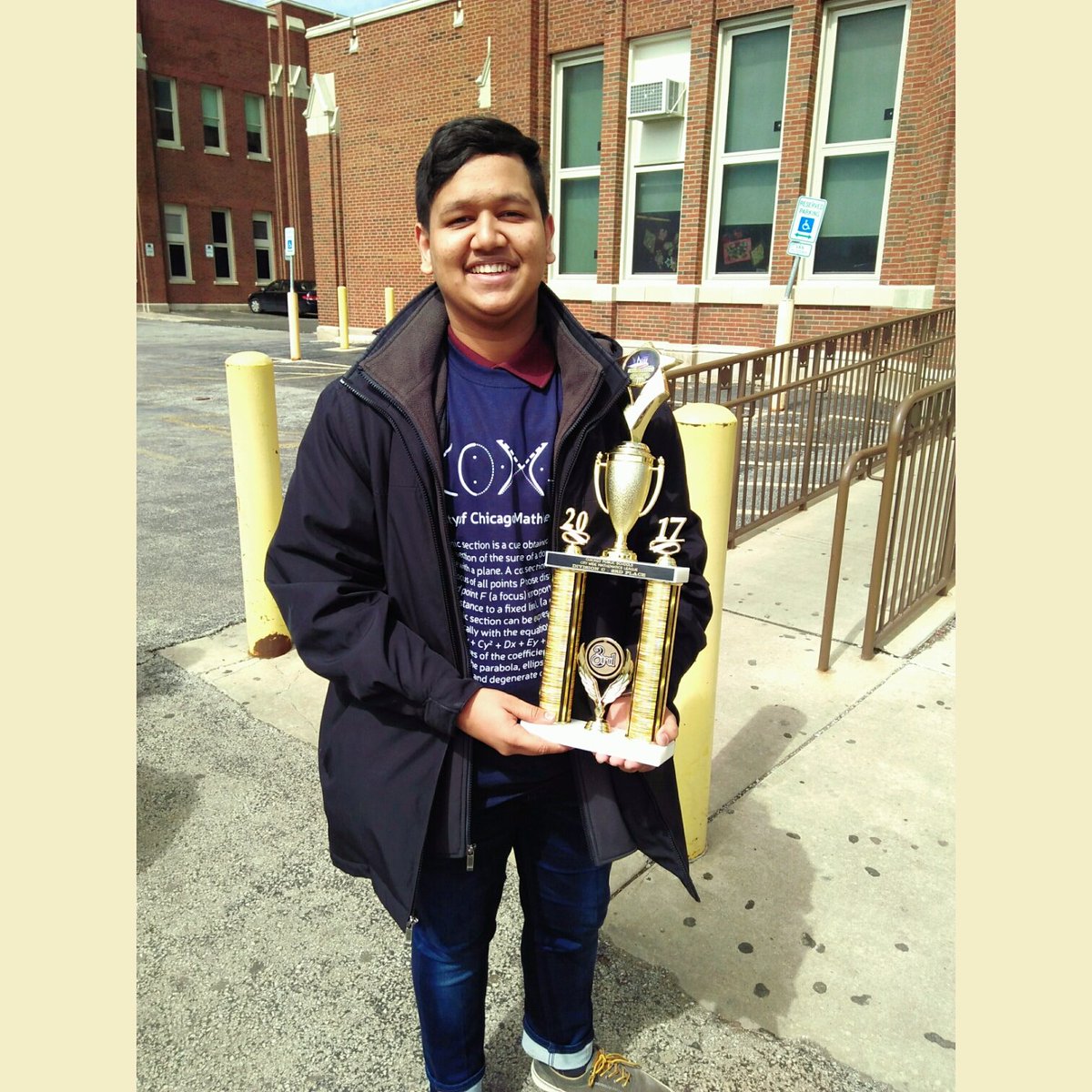 AR_Rafiul's tweet photo. Kenwood Academy, third in the city of Chicago.  Proud to be a part of the math team. Thanks to all the members and coaches for the support. https://t.co/gK83ed3l6q
