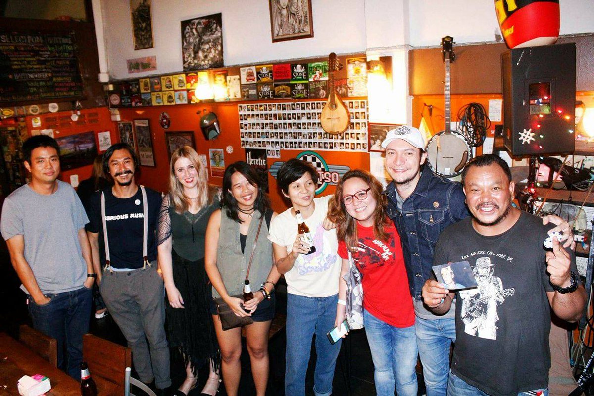 slowhello's tweet image. Friends at Fatty's Bar &amp;amp; Diner last Saturday :) Thanks so much to our friend Leo Katigbak for giving us the gig!