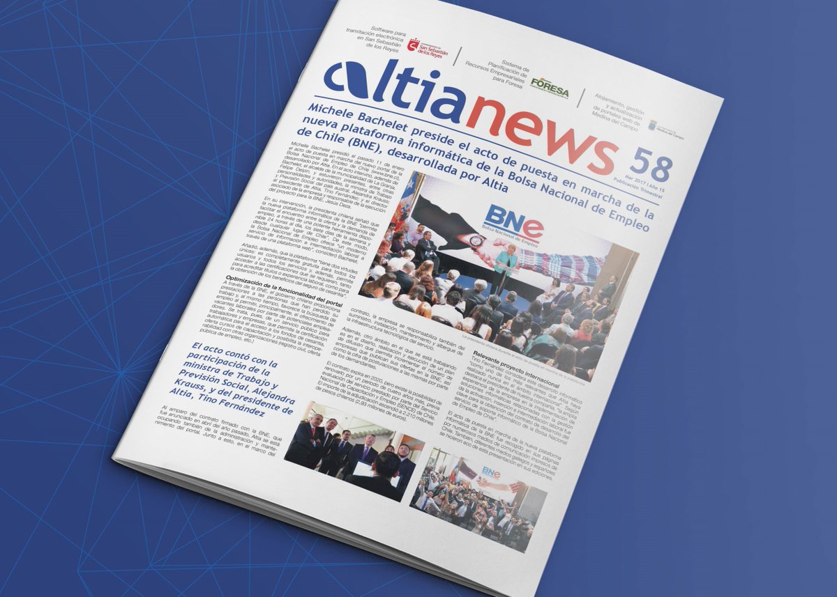 WeAreAltia's tweet image. Boletín #AltiaNews 58 ya disponible 👉 bit.ly/2nXtX5D Con @BNEChile #Foresa de @GrupoFinsa   @AyuntamientoMDC @luckia_es y #SAT2CAR