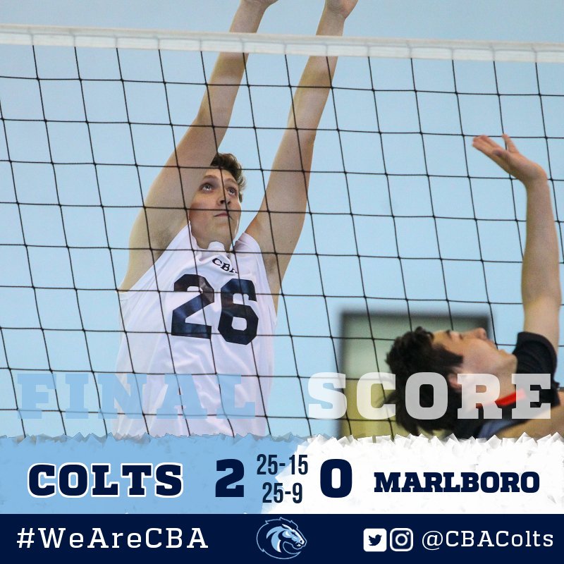 CBAColts's tweet photo. Volleyball picked up a nice home win over Marlboro this afternoon, moving to 2-0 on the season. #WeAreCBA https://t.co/AVd9CZqytl