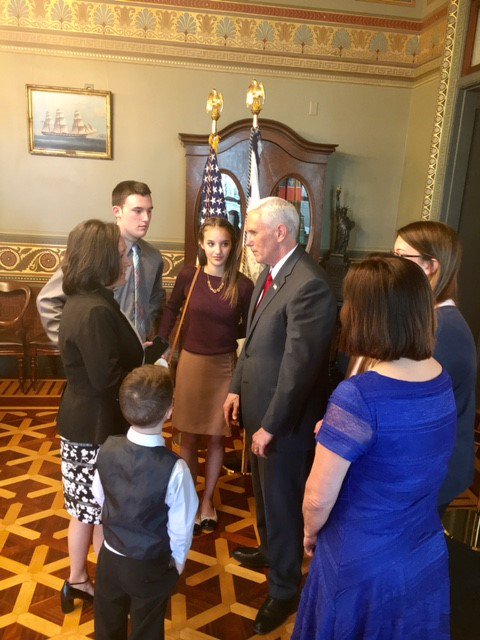 VP45's tweet image. These women &amp;amp; their families have sacrificed so much for our nation. On Gold Star Wives Day, Karen &amp;amp; I offer our thanks &amp;amp; prayers.