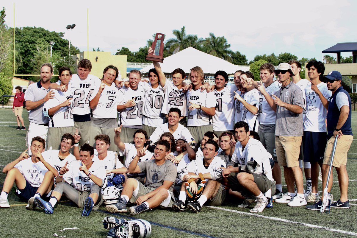 2017 District 31 champs. Hard fought and great season. Let's keep it going! #raiderpride @GulliverSchools <a href="/FloridaLX/">FloridaLacrosseNews</a>