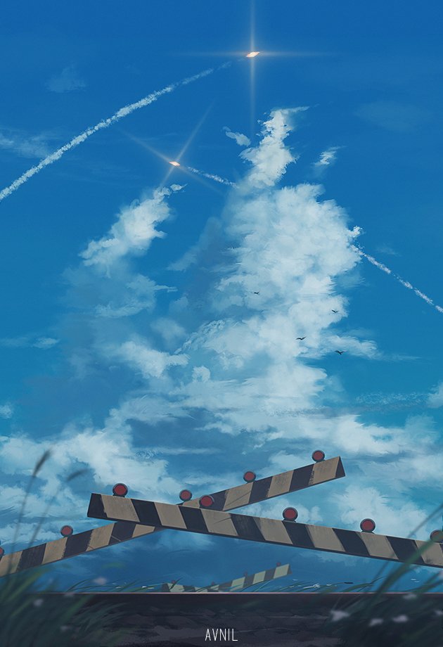 Avnilart's tweet photo. One of my favourite things to paint is clouds! it's so chill to paint them ~.~ https://t.co/DWLUwIsuQs