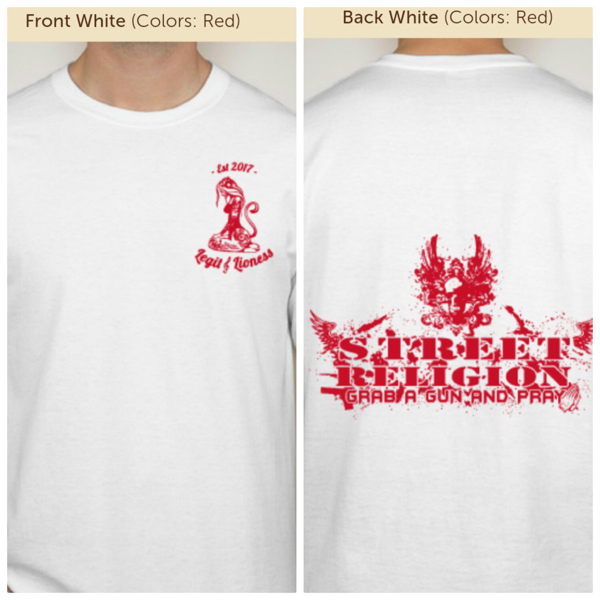 cassondra823's tweet photo. Coming 4/18 we will have black and white T-shirts to sell for everyone who wants one $25 ea.
#streetreligion #legitlioness #patiencejay https://t.co/g6xLkgZSmU