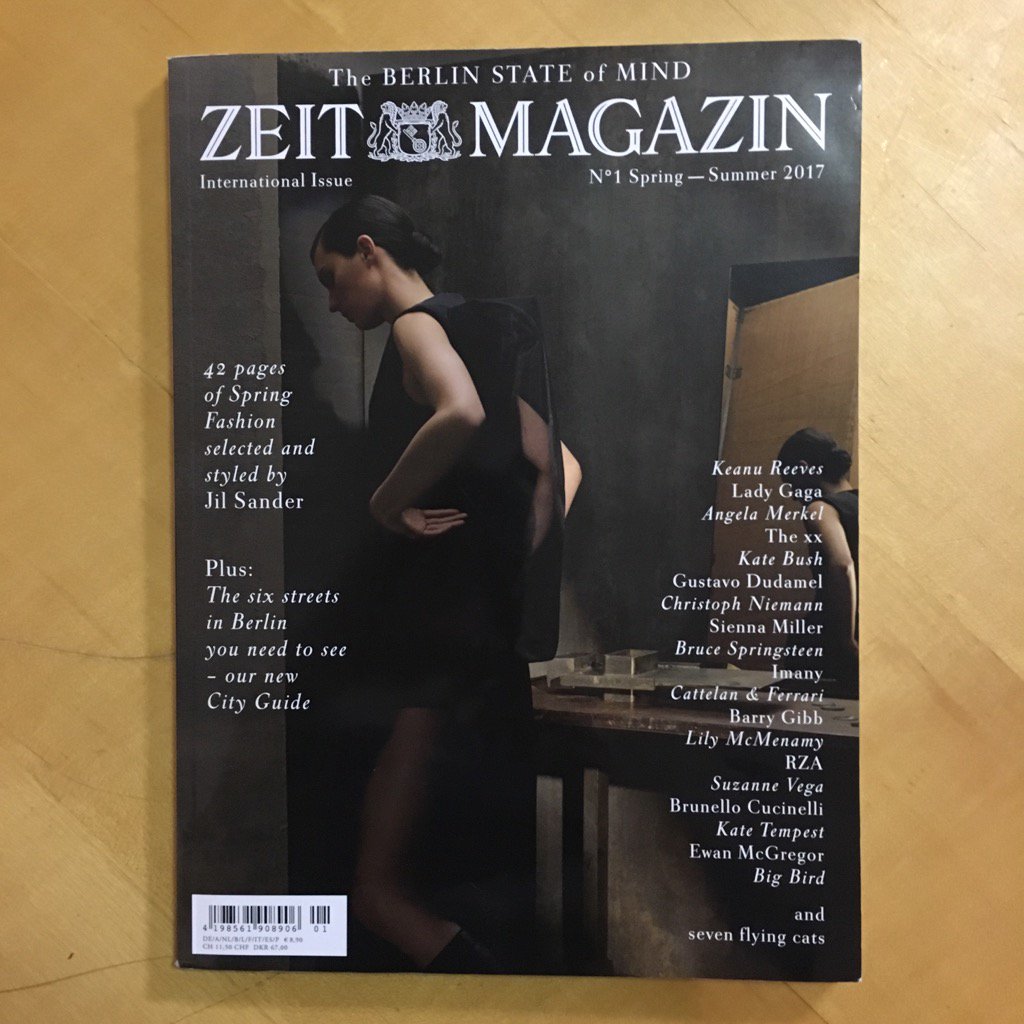 Last week I got <a href="/ZEITmagazin/">ZEITmagazin</a> Mann and today their brilliant new international edition. Wow!