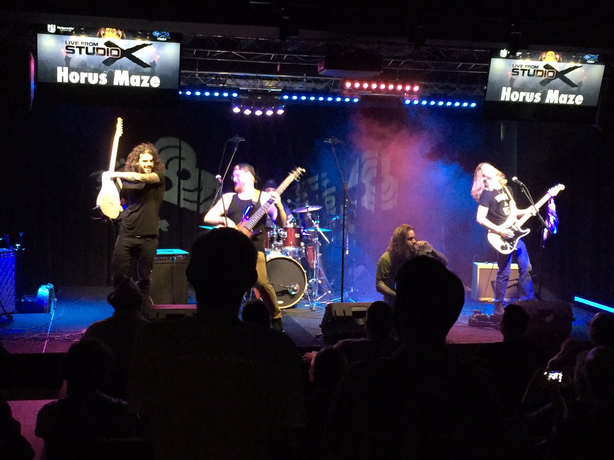1059thex's tweet photo. Way to go @hrcpittsburgh XWinterRockShowcase winners @HorusMaze and fans/friends for GREAT #EdgeoftheX tonight- airs Apr 16 8:30p https://t.co/SpAglSwNTw