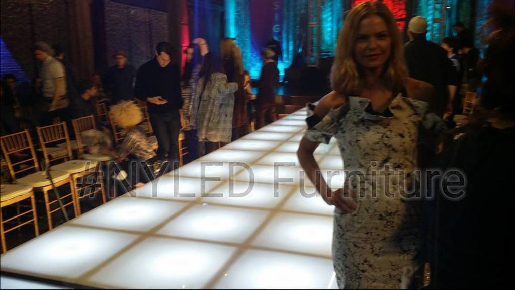 NYLEDFurniture's tweet photo. @jesslperez being a #supermodel near our #ledrunway for the #bullcbs show
#nyled .
.
.
.
.
#nyledfurniture #fashionshow #runwayrental #catw… https://t.co/WKzleBwx4d